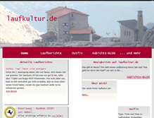 Tablet Screenshot of laufkultur.de